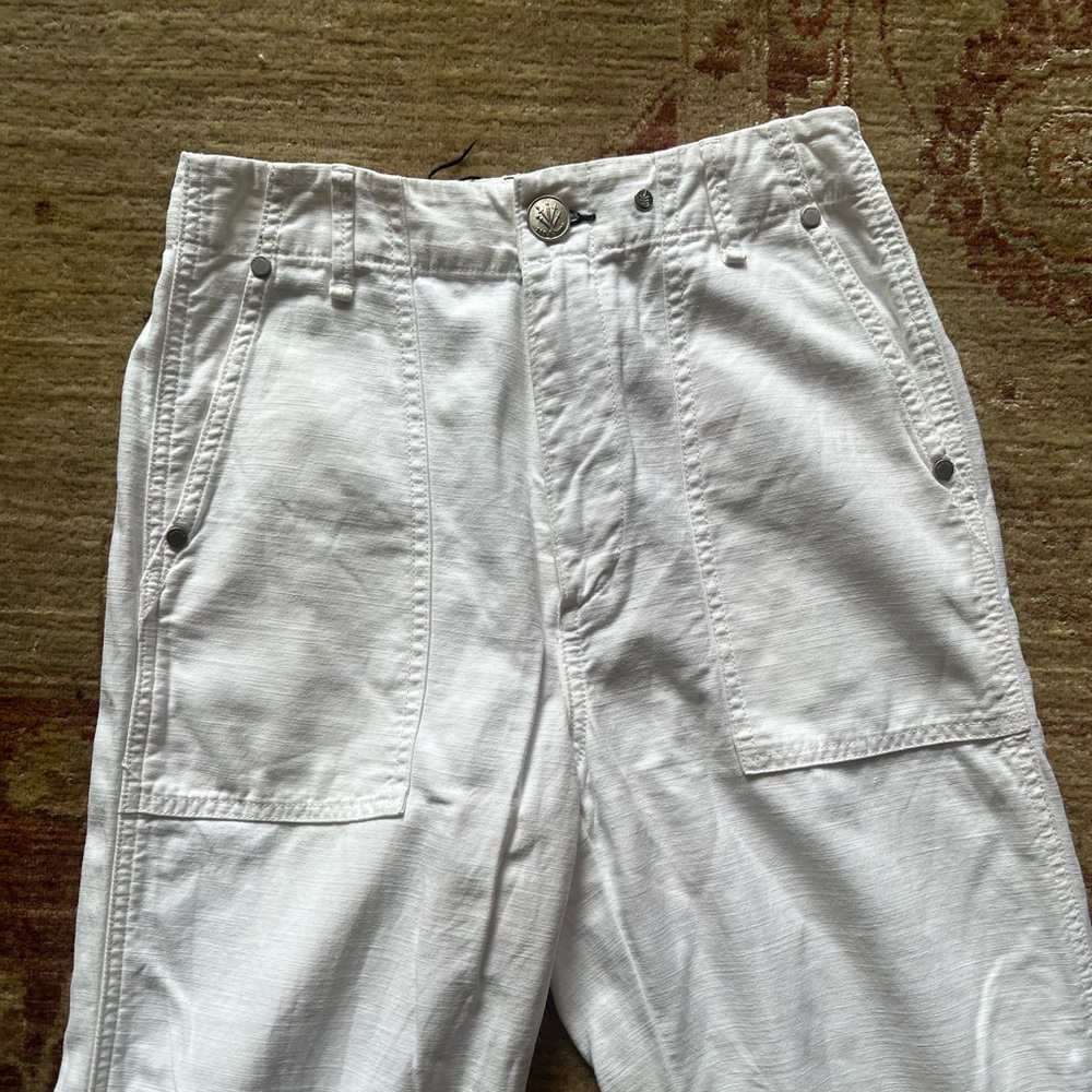 Rag & Bone White 100% Cotton Pant - Picture 2 of 4